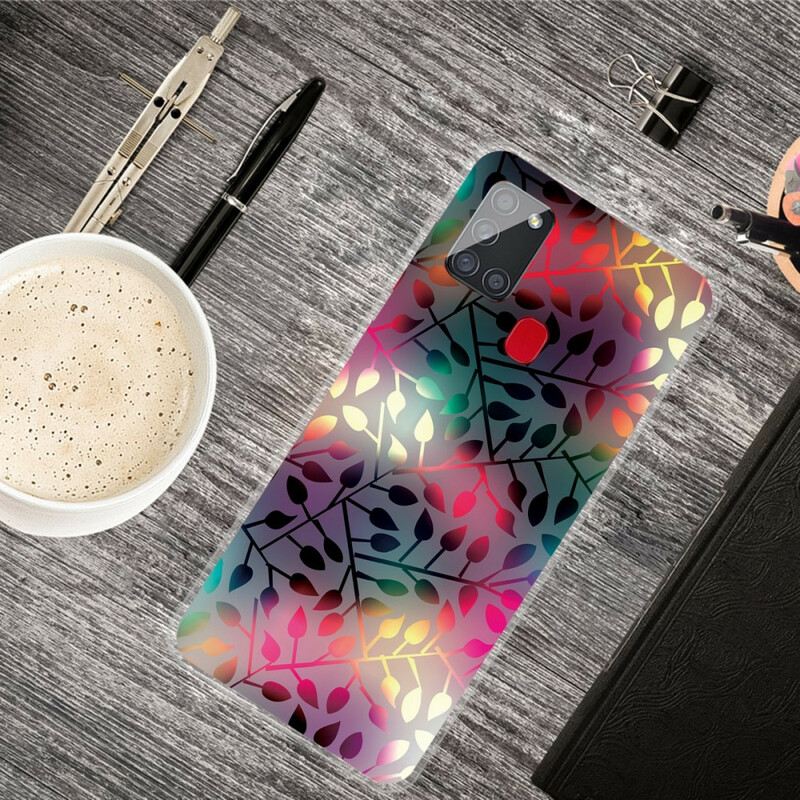 Maskica Samsung Galaxy A21s Lišće