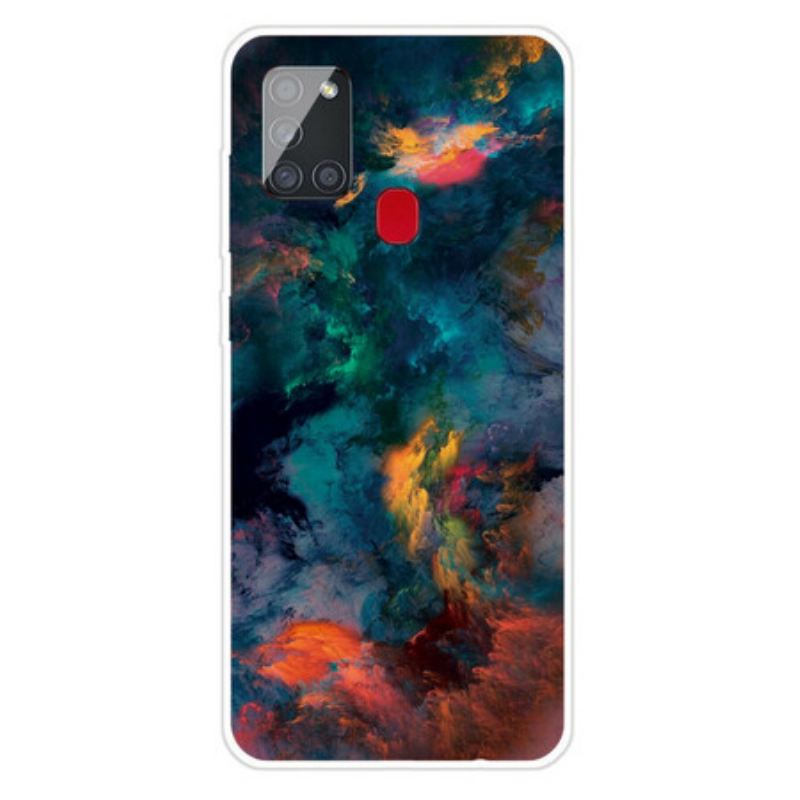 Maskica Samsung Galaxy A21s Šareni Oblaci