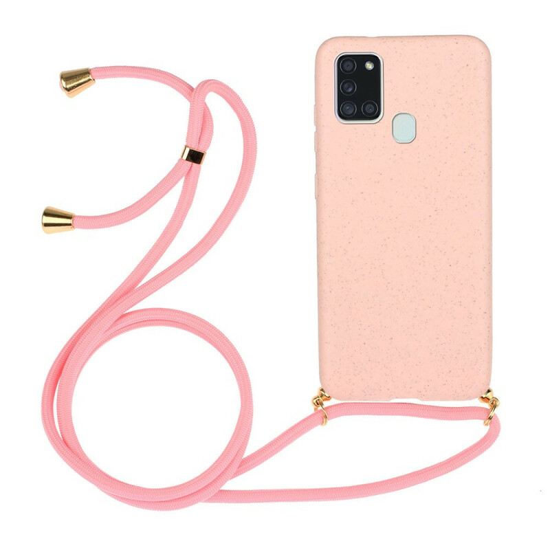Maskica Samsung Galaxy A21s Silikon S Kabelom U Boji