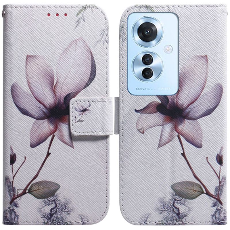 Kožna Futrola Oppo Reno 11f 5g Cvijet