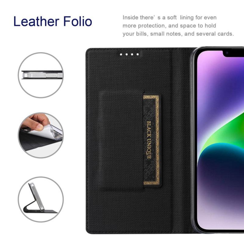 Flip Futrola iPhone 14 Plus Kožna Futrola Teksturirani Vili Dmx