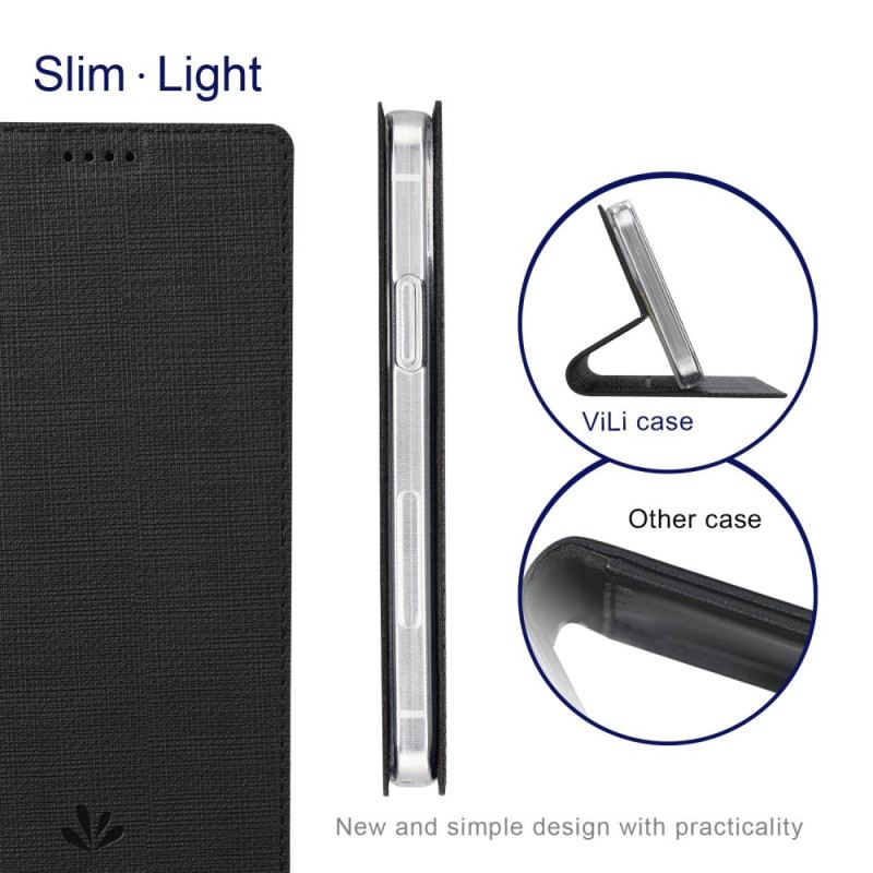 Flip Futrola iPhone 14 Plus Kožna Futrola Teksturirani Vili Dmx