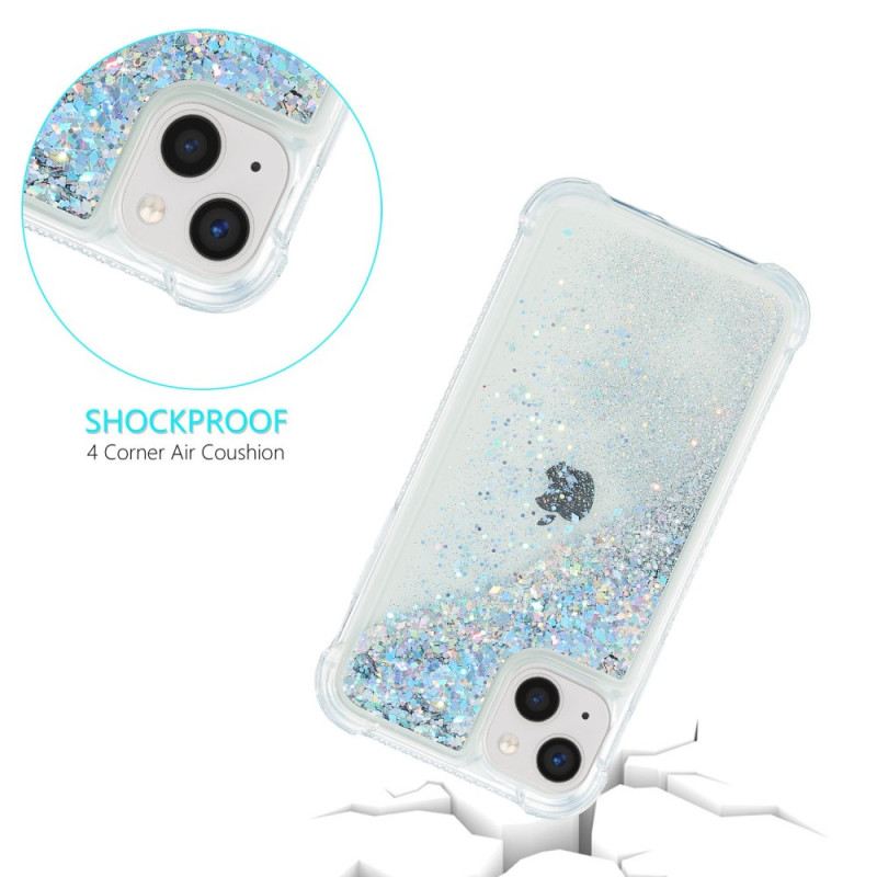 Maskica iPhone 14 Plus Šljokice
