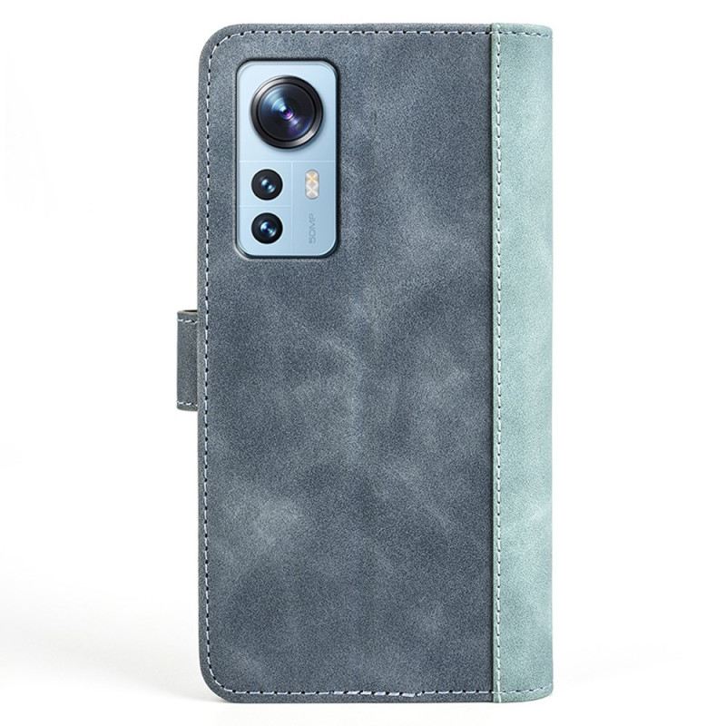 Flip Futrola Xiaomi 12 / 12X Bicolor Art