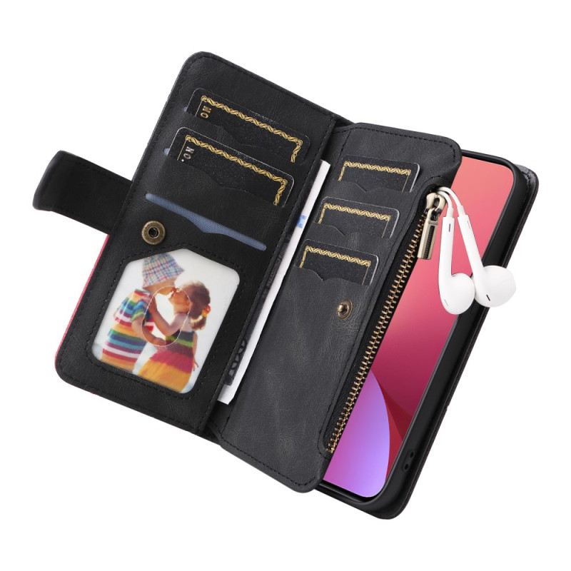 Flip Futrola Xiaomi 12 / 12X Dvobojna Torbica S Novčićima