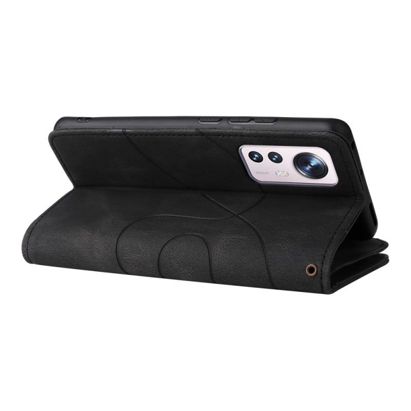 Flip Futrola Xiaomi 12 / 12X Dvobojna Torbica S Novčićima