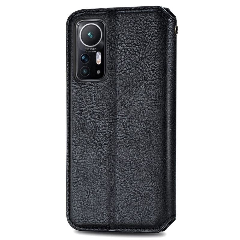Flip Futrola Xiaomi 12 / 12X Kožna Futrola Dijamantna Tekstura