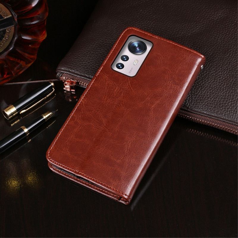 Futrola Xiaomi 12 / 12X Imitacija Kože Idewei