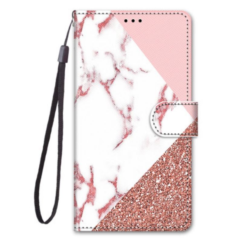 Futrola Xiaomi 12 / 12X Mramorni I Svjetlucavi Trokut