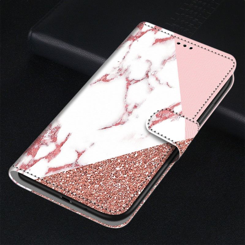 Futrola Xiaomi 12 / 12X Mramorni I Svjetlucavi Trokut
