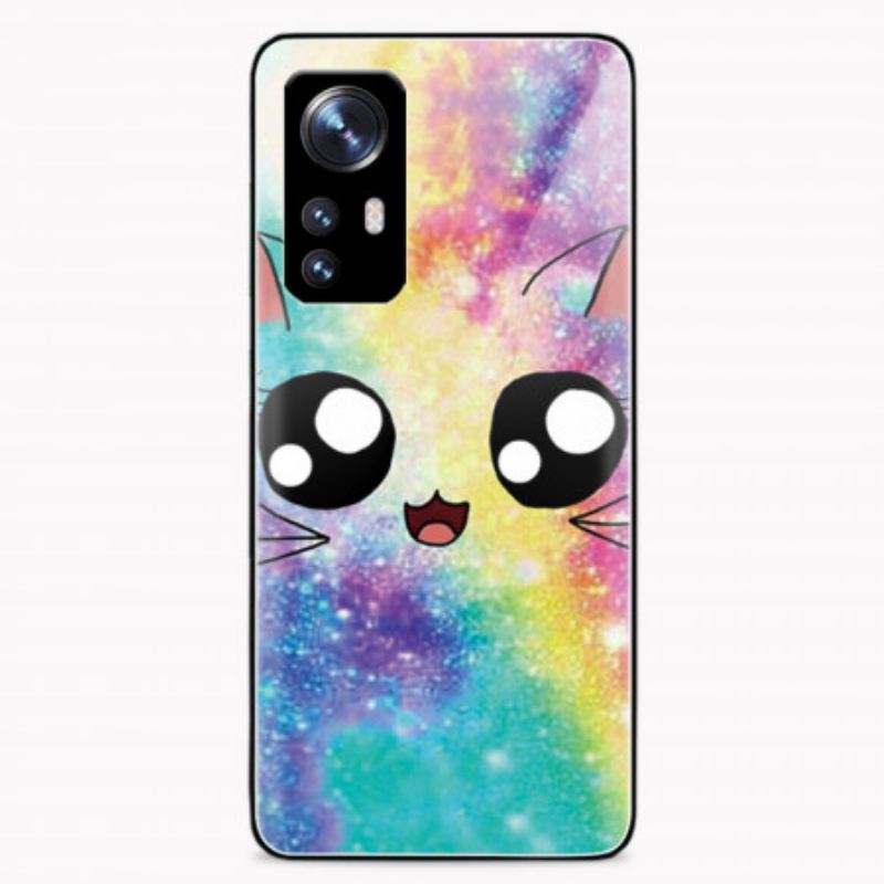 Maskica Xiaomi 12 / 12X Kaljeno Staklo Cat