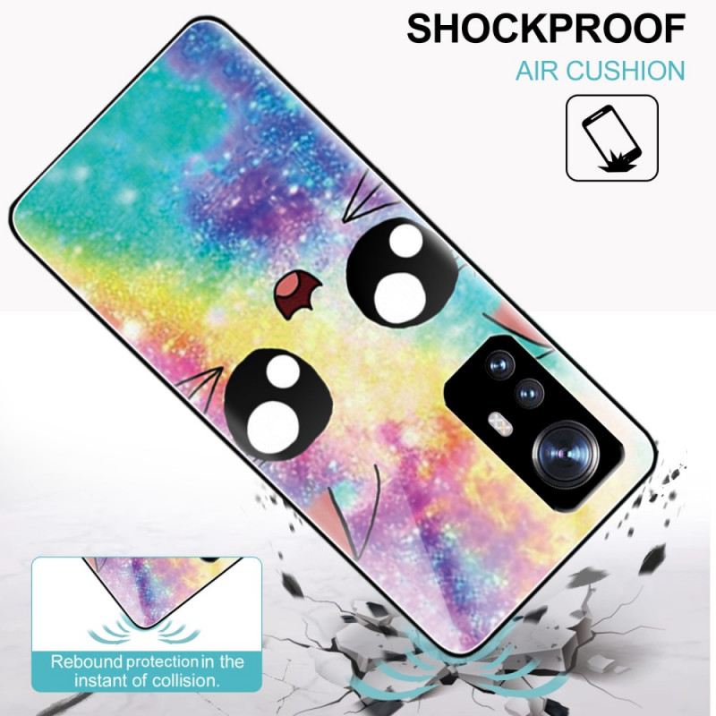 Maskica Xiaomi 12 / 12X Kaljeno Staklo Cat
