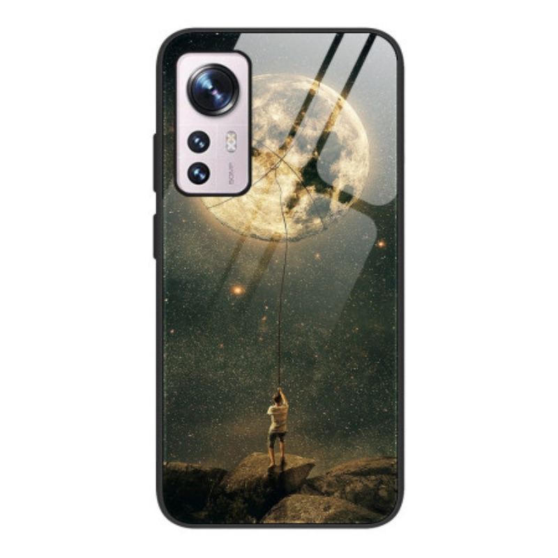 Maskica Xiaomi 12 / 12X Moon Man Kaljeno Staklo