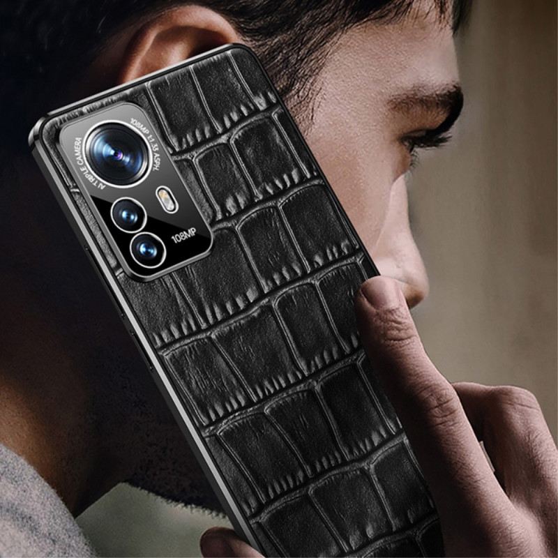 Maskica Xiaomi 12 / 12X Prava Krokodilska Koža