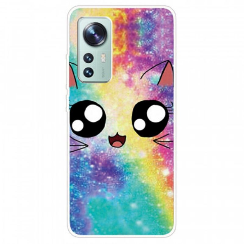 Maskica Xiaomi 12 / 12X Silikonski Crtani Mačak