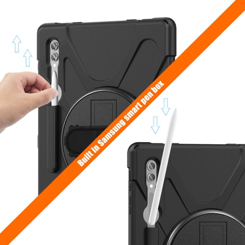 Maskica Samsung Galaxy Tab S9 Ultra Trostruki Zaštitni Remen I Podrška