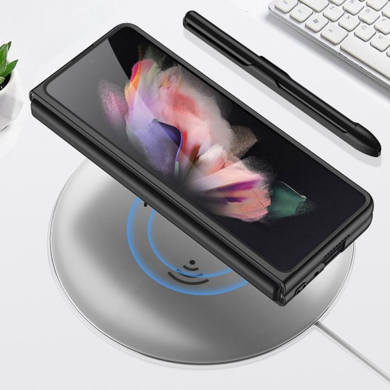Maskica Samsung Galaxy Z Fold 3 5G Litchi Kožni Gkk Držač Za Olovku