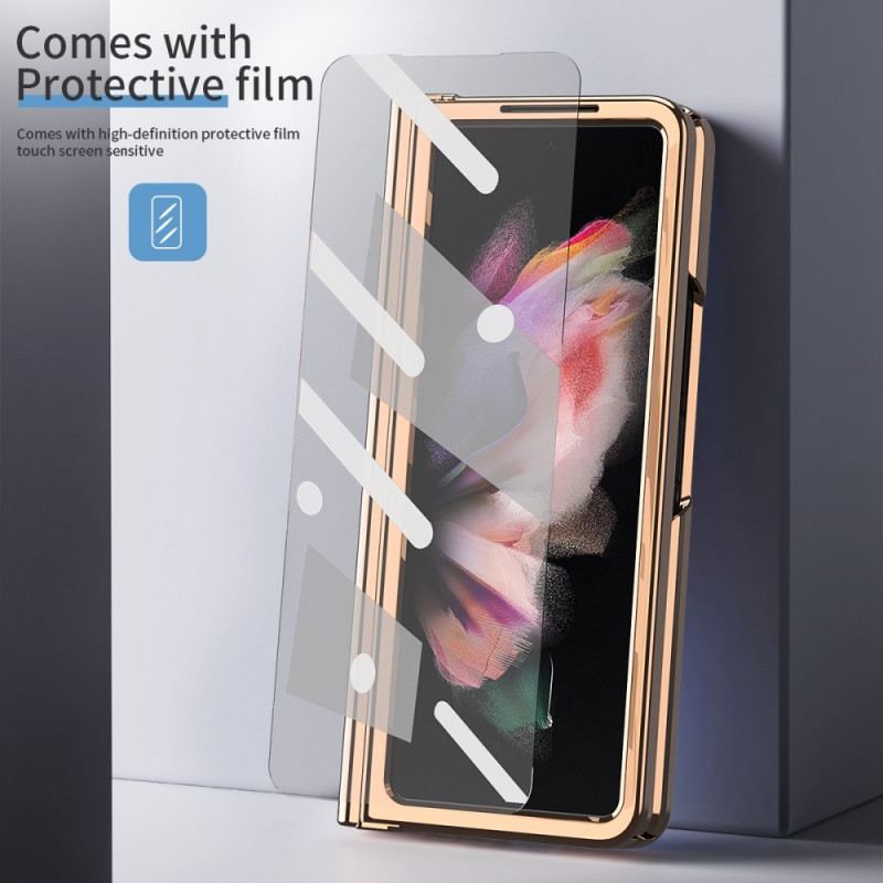 Maskica Samsung Galaxy Z Fold 3 5G Višenamjenska Liči Koža