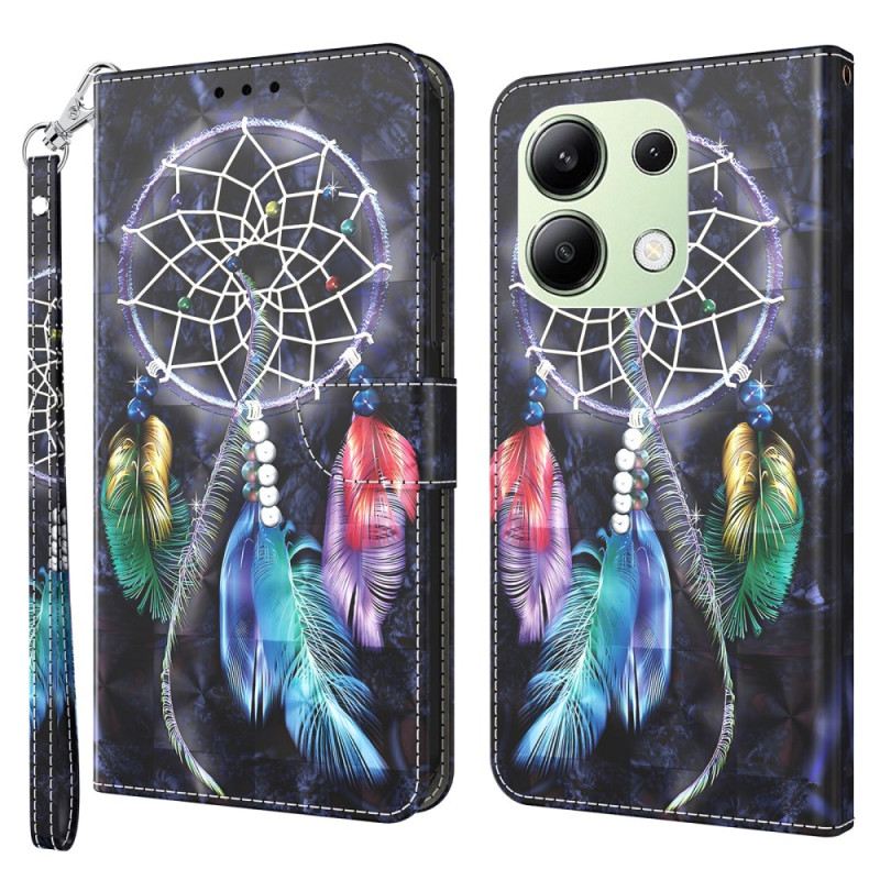 Kožna Futrola Xiaomi Redmi Note 13 4g Hvatač Snova S Remenom