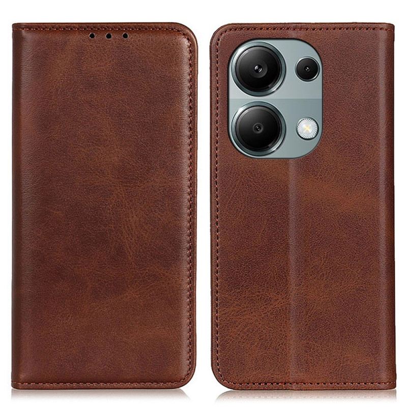 Kožna Futrola Za Xiaomi Redmi Note 13 4g Klasična Podijeljena Koža