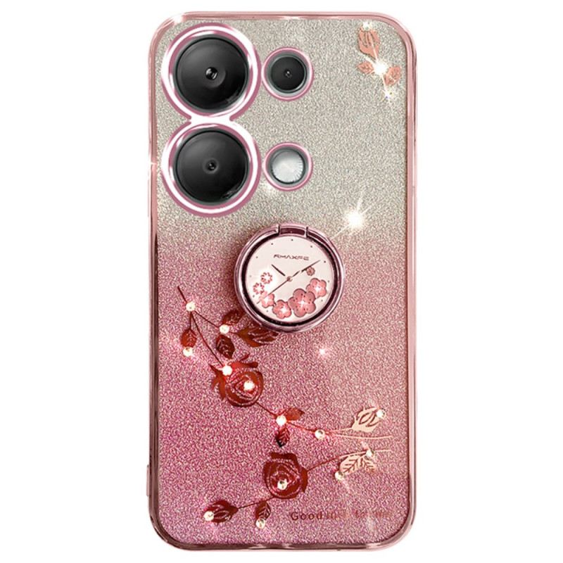 Maskica Za Xiaomi Redmi Note 13 4g Prsten Sa Svjetlucavim Dijamantima I Potpornim Kamenčićima Kadem