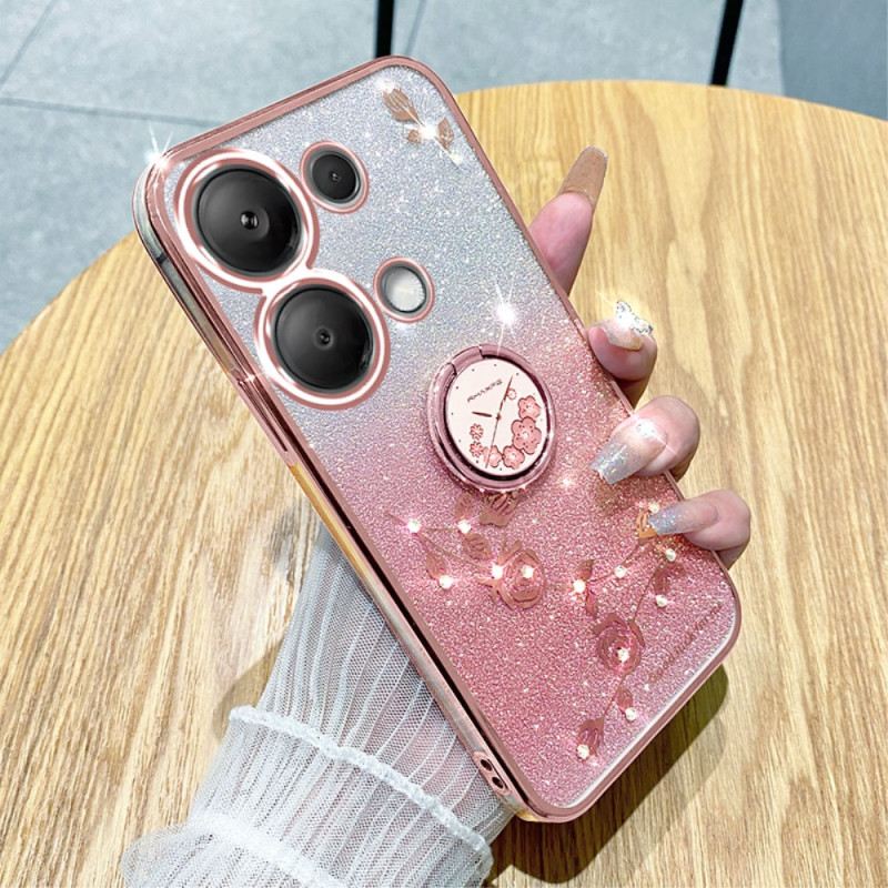 Maskica Za Xiaomi Redmi Note 13 4g Prsten Sa Svjetlucavim Dijamantima I Potpornim Kamenčićima Kadem