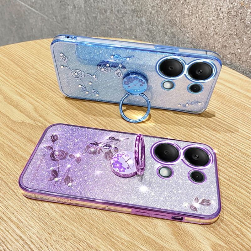 Maskica Za Xiaomi Redmi Note 13 4g Prsten Sa Svjetlucavim Dijamantima I Potpornim Kamenčićima Kadem