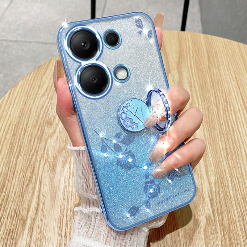 Maskica Za Xiaomi Redmi Note 13 4g Prsten Sa Svjetlucavim Dijamantima I Potpornim Kamenčićima Kadem