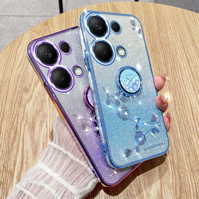 Maskica Za Xiaomi Redmi Note 13 4g Prsten Sa Svjetlucavim Dijamantima I Potpornim Kamenčićima Kadem