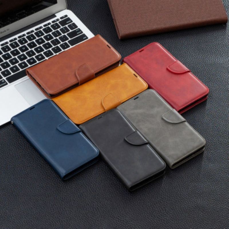 Flip Futrola Xiaomi 11T / 11T Pro Kožna Futrola Glatki Kosi Režanj
