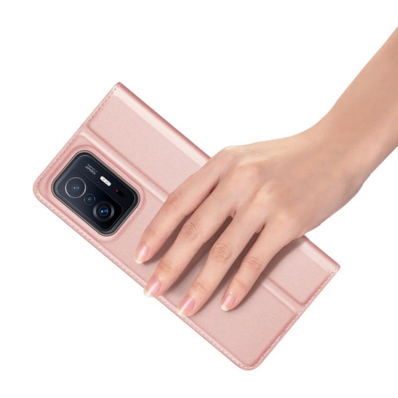 Flip Futrola Xiaomi 11T / 11T Pro Kožna Futrola Skin Pro Dux Ducis