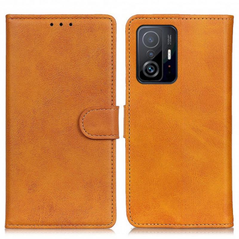 Futrola Xiaomi 11T / 11T Pro Retro Mat Kožni Efekt