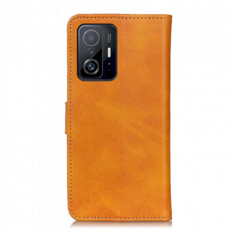 Futrola Xiaomi 11T / 11T Pro Retro Mat Kožni Efekt