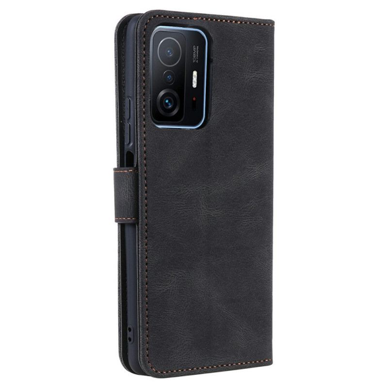 Futrola Xiaomi 11T / 11T Pro Šavovi Na Dodir S Kožom