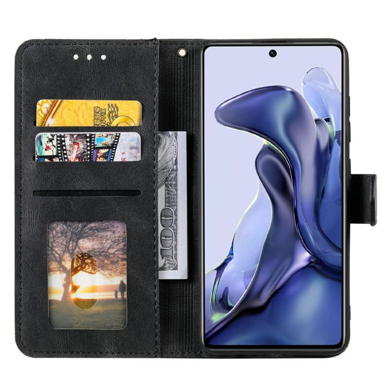 Futrola Xiaomi 11T / 11T Pro Šavovi Na Dodir S Kožom
