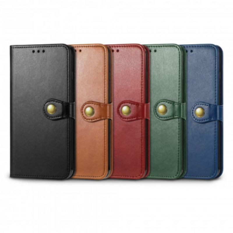 Futrola Xiaomi 11T / 11T Pro Umjetna Koža I Vintage Kopča