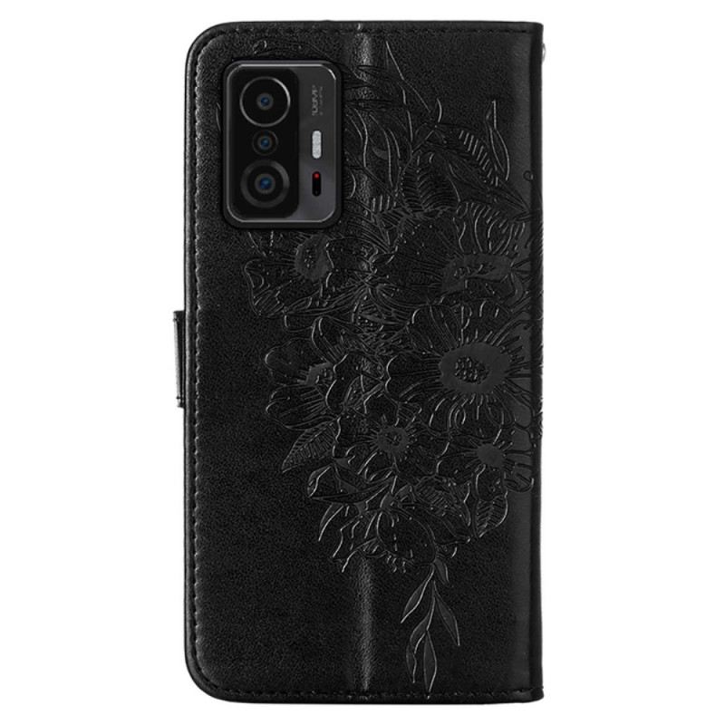 Kožna Futrola Xiaomi 11T / 11T Pro Dizajn Leptira
