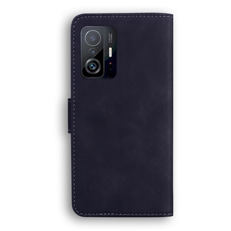 Kožna Futrola Xiaomi 11T / 11T Pro Efekt Jednobojne Kože