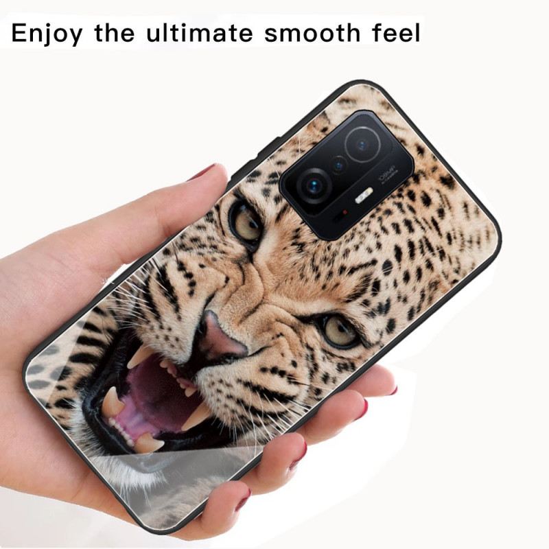 Maskica Xiaomi 11T / 11T Pro Leopard Kaljeno Staklo