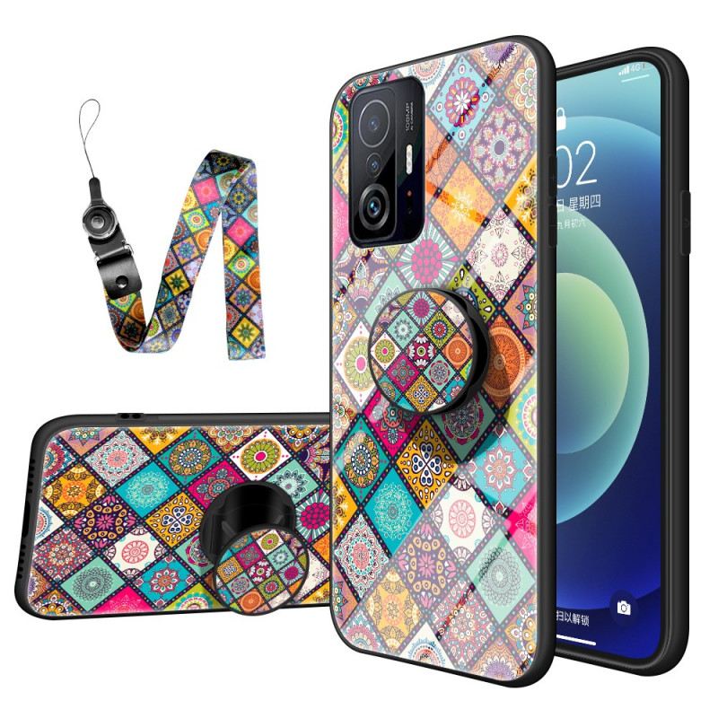 Maskica Xiaomi 11T / 11T Pro Patchwork Magnetski Držač