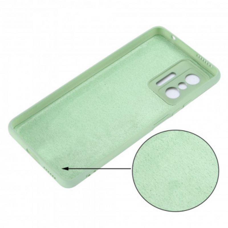 Maskica Xiaomi 11T / 11T Pro Tekući Silikon S Uzicom