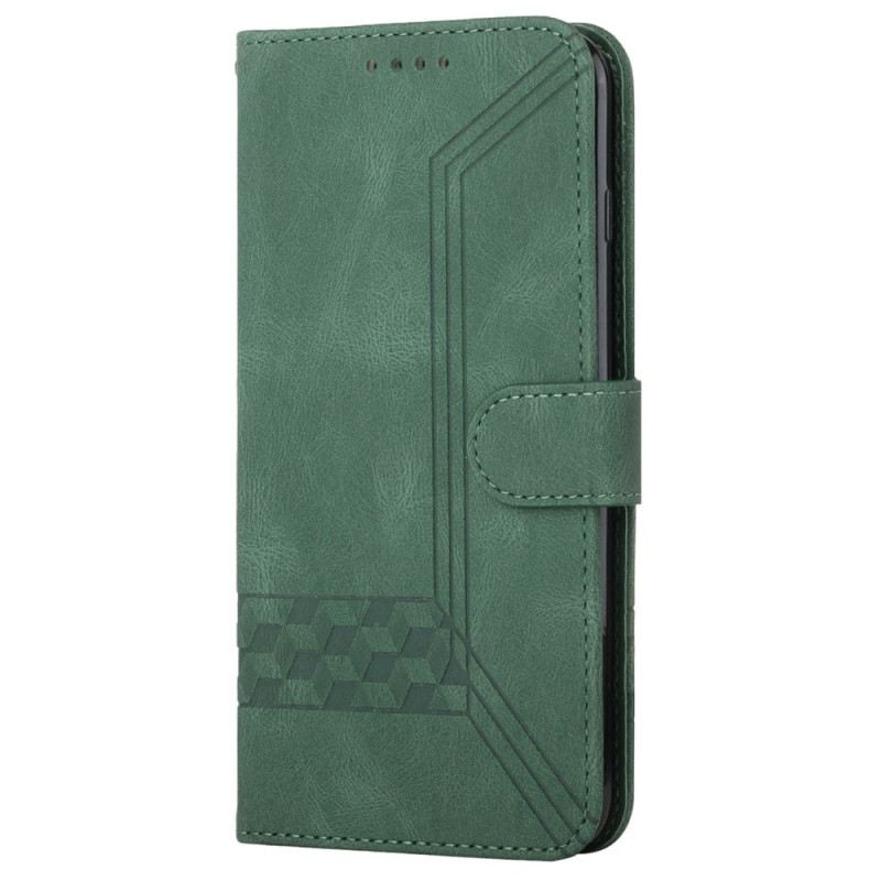 Kožna Futrola Za Xiaomi 14 Dijamanti I Linije Remena