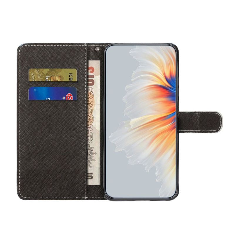 Kožna Futrola Za Xiaomi Redmi Note 13 Pro 5g Panda Space S Remenom