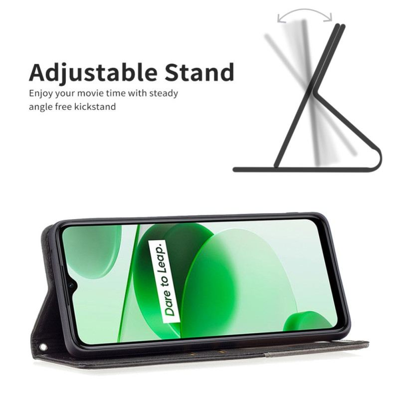 Flip Futrola Realme C35 Kožna Futrola Dijamant