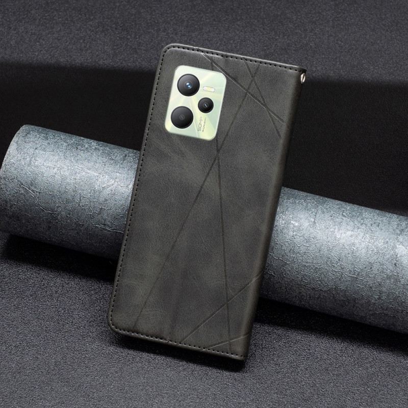 Flip Futrola Realme C35 Kožna Futrola Dijamant