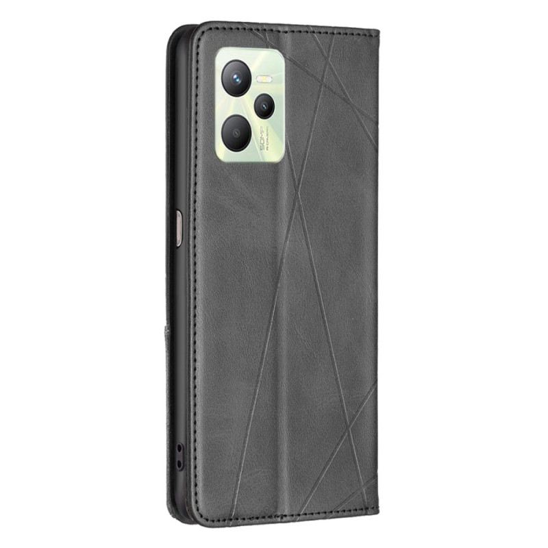 Flip Futrola Realme C35 Kožna Futrola Dijamant
