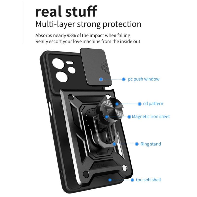 Maskica Realme C35 Camshield S Magnetskim Prstenom