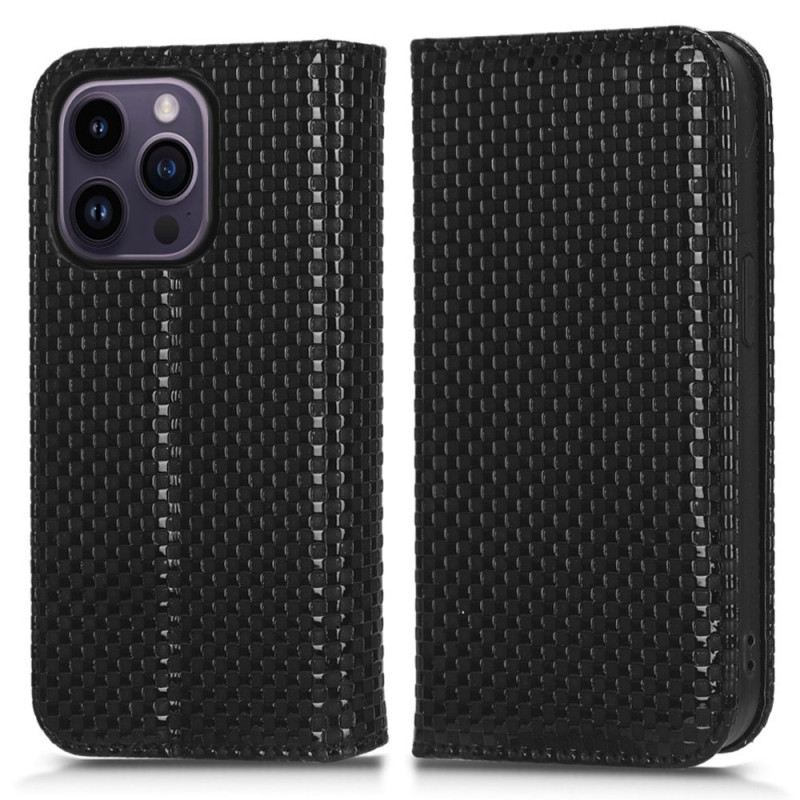 Flip Futrola iPhone 14 Pro Kožna Futrola Tekstura