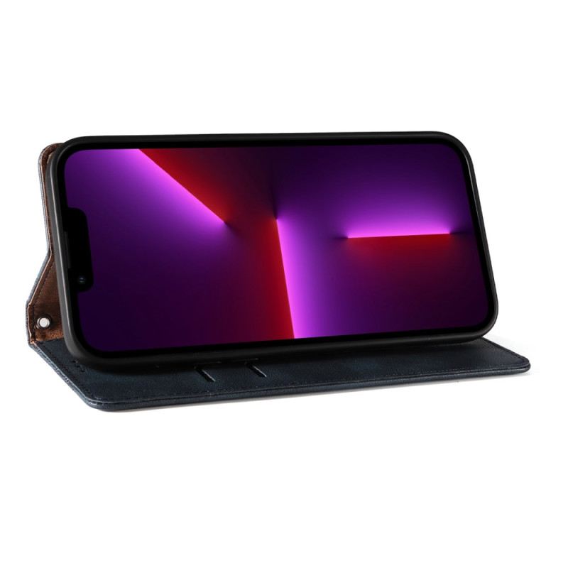 Flip Futrola iPhone 14 Pro Kožna Futrola Vintage Remenčić