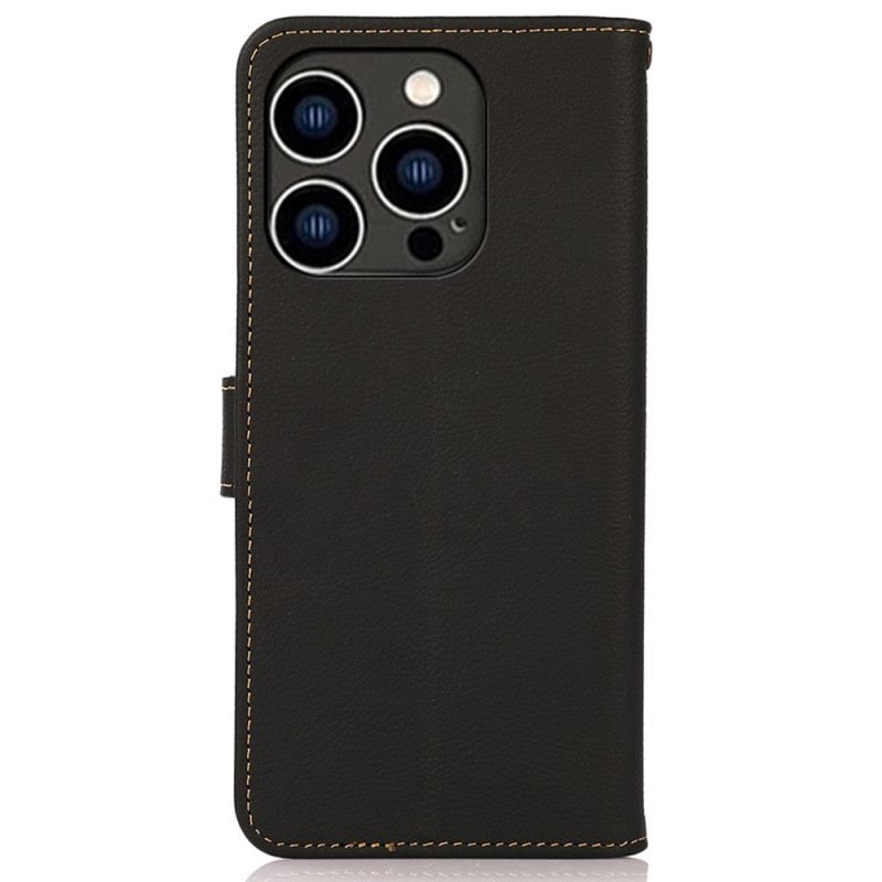 Futrola iPhone 14 Pro Khazneh Rfid Prava Koža